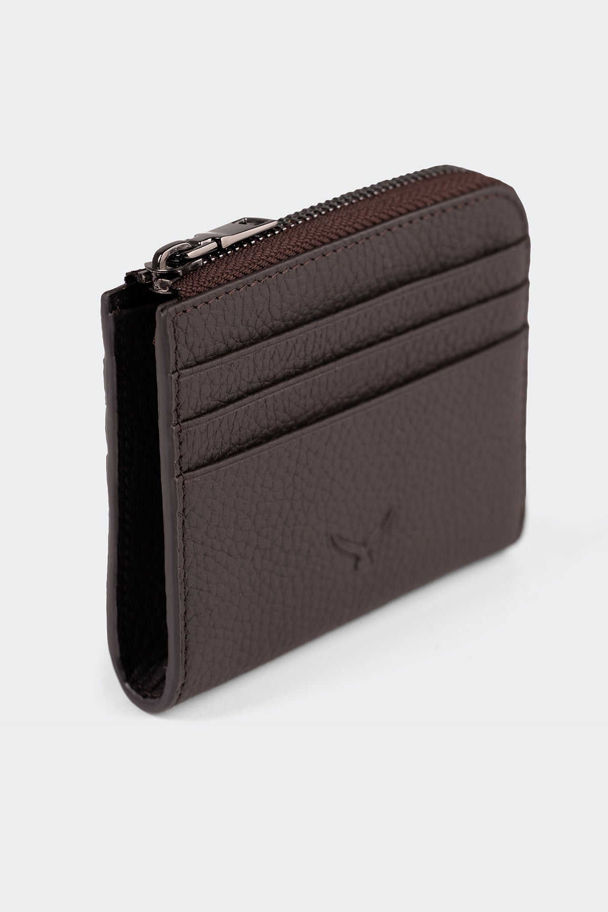 Hakiki Deri, El Yapımı, Erkek Kartlık, 6 Kart Yuvalı, 4506 Kahve