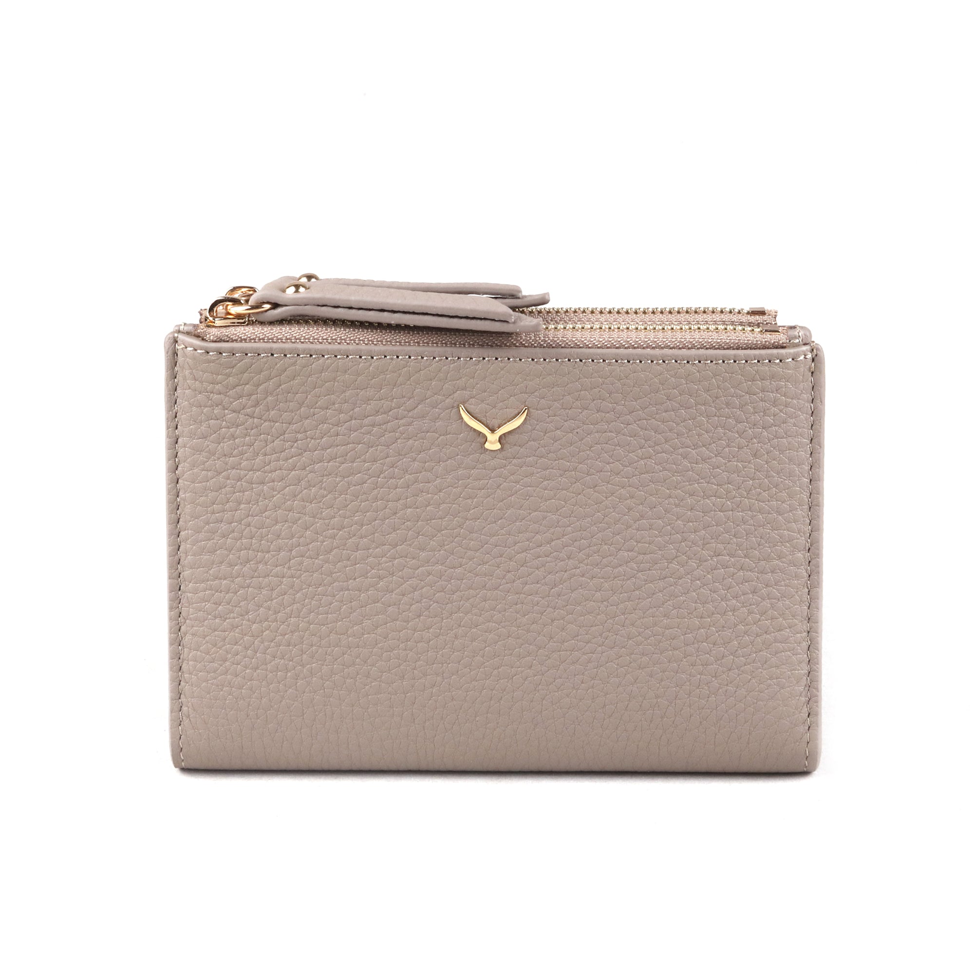 Hakiki Deri, El Yapımı, Kadın Cüzdan, 6 Kart Yuvası, 5107 Boz