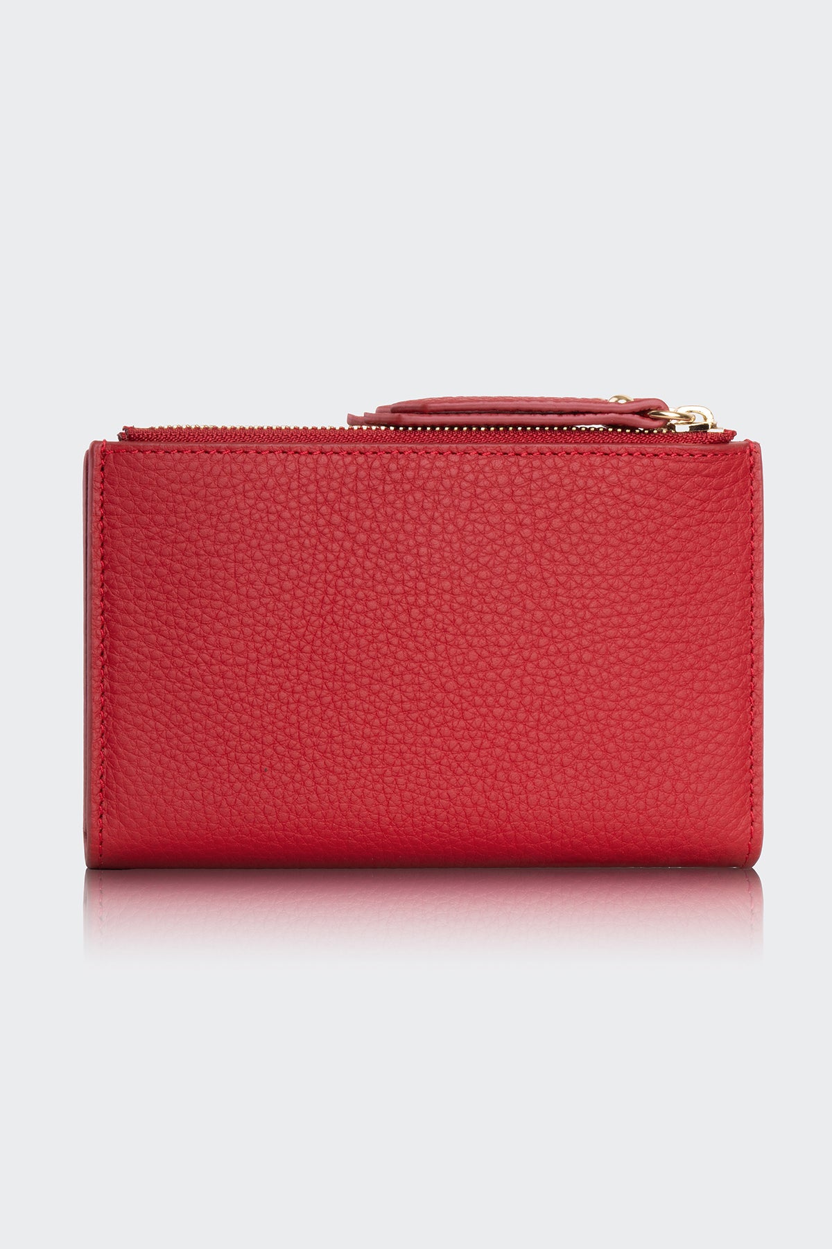 Hakiki Deri, El Yapımı, Kadın Cüzdan, 6 Kart Yuvası, 5107 Kırmızı