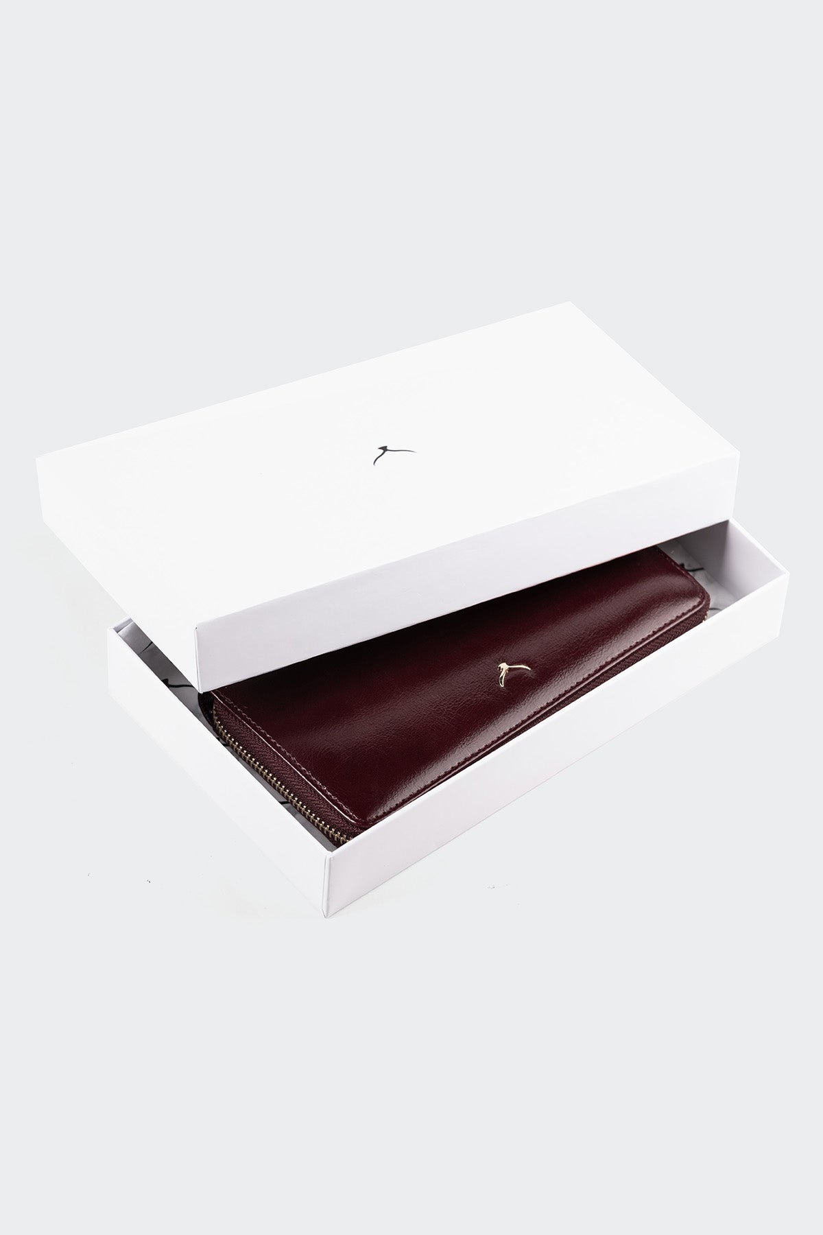 Hakiki Deri, El Yapımı, Kadın Cüzdan, Fermuarlı, 12 Kart Yuvalı, 5111 Bordo