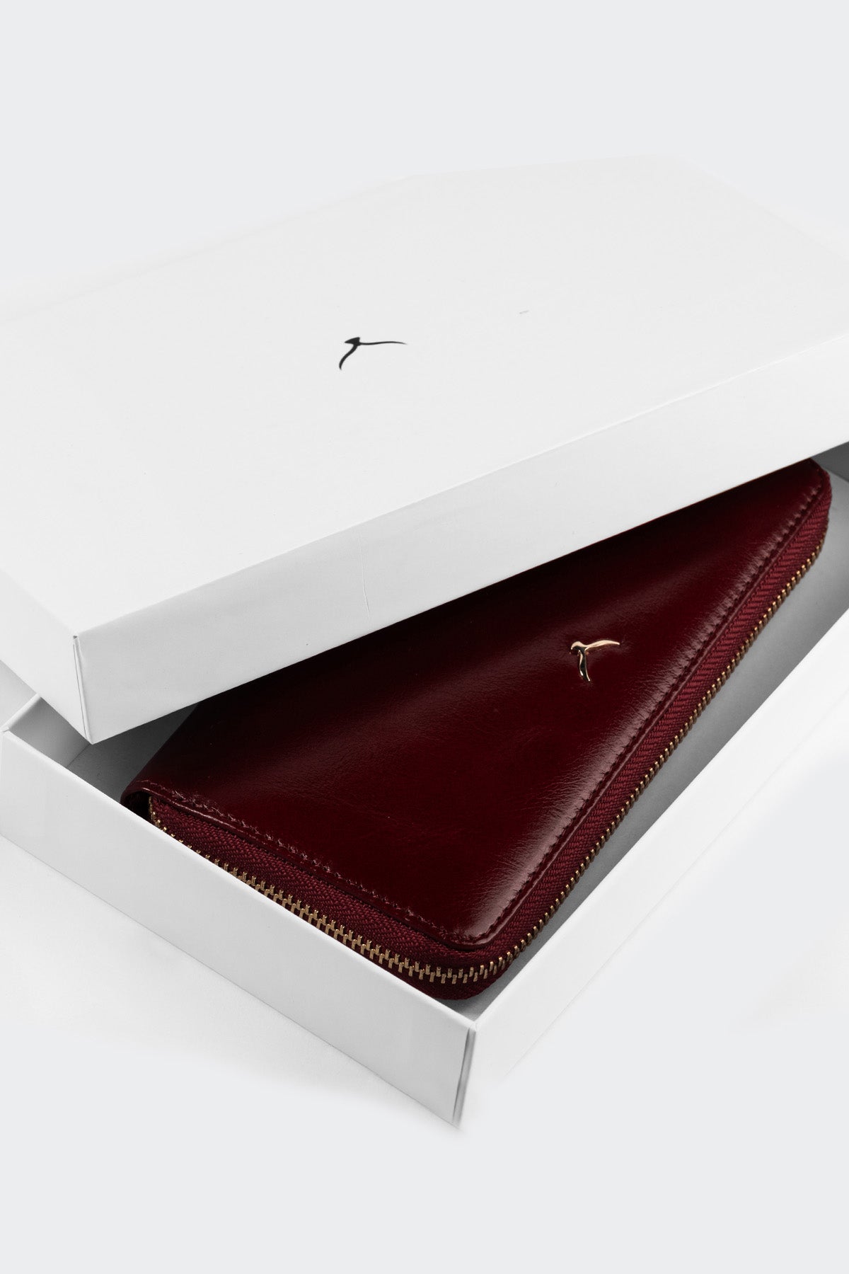 Hakiki Deri, El Yapımı, Kadın Cüzdan, Fermuarlı, 12 Kart Yuvalı, 5111 Koyu Kırmızı