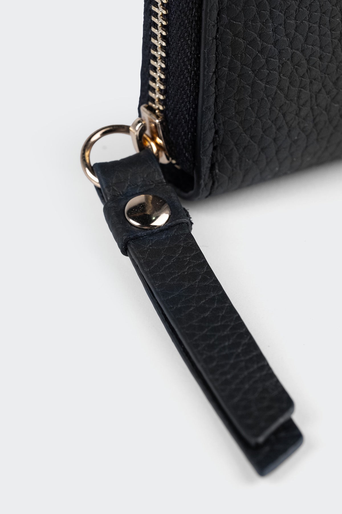 Hakiki Deri, El Yapımı, Kadın Cüzdan, Fermuarlı, 4 Kart Yuvası, 5108 Siyah