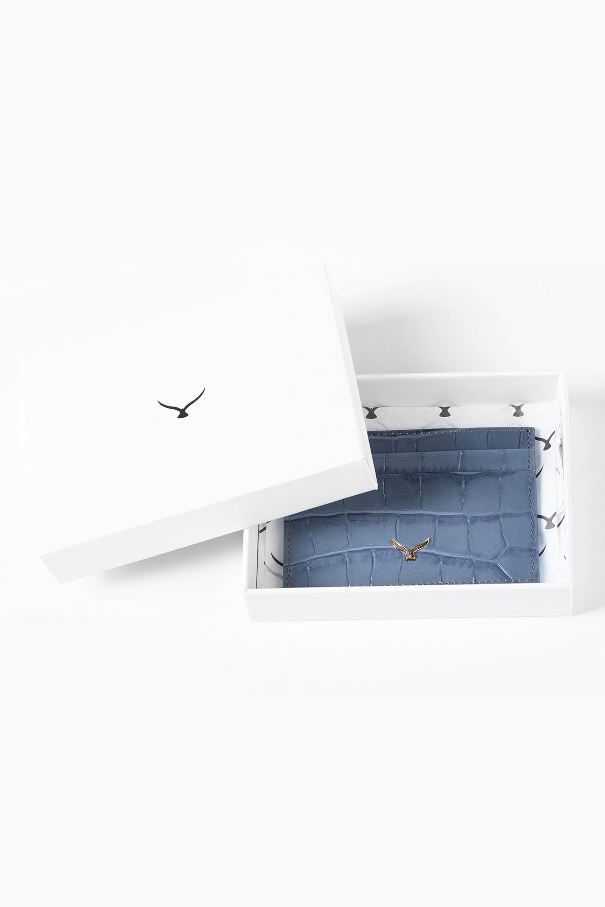 Hakiki Deri, El Yapımı, Kadın Kartlık, 4 Kart Yuvalı, 5503 Mavi