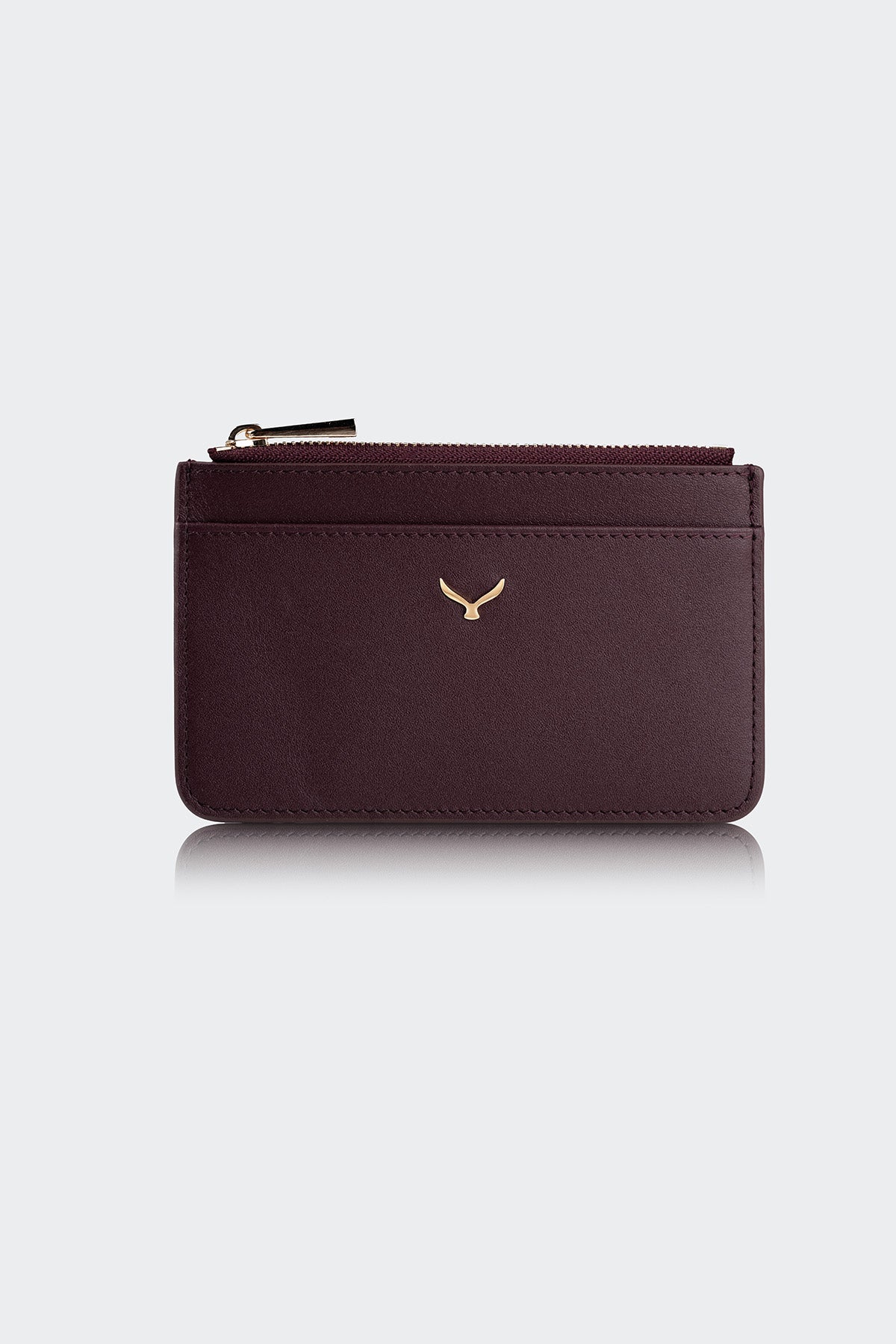 Hakiki Deri, El Yapımı, Kadın Kartlık, 5 Kart Yuvalı, 5507 Bordo