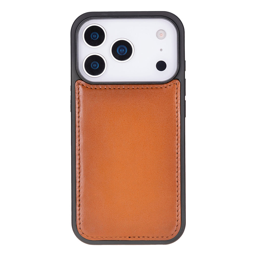 iPhone 18 Pro / 17 Pro Uyumlu Mag-Safe Hakiki Deri Cüzdan Kılıf ,Cüzdan Taşımaya Son, Kredi Kart Yuvalı, RFID Güvenlik