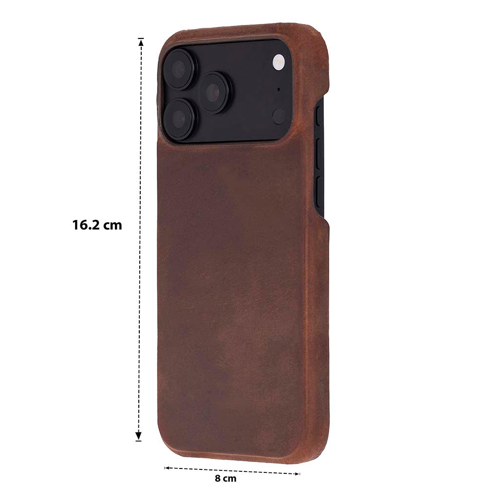 iPhone 18 Pro Max Uyumlu Hakiki Deri Mag-Safe Kılıf , Köşe Koruma Darbe Emici, Premium Telefon Kılıfı