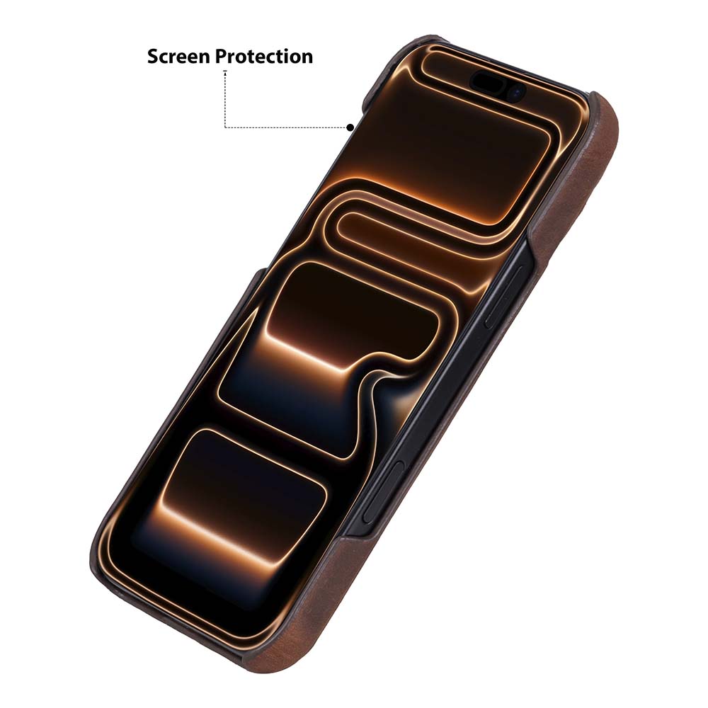 iPhone 18 Pro Max Uyumlu Hakiki Deri Mag-Safe Kılıf , Köşe Koruma Darbe Emici, Premium Telefon Kılıfı