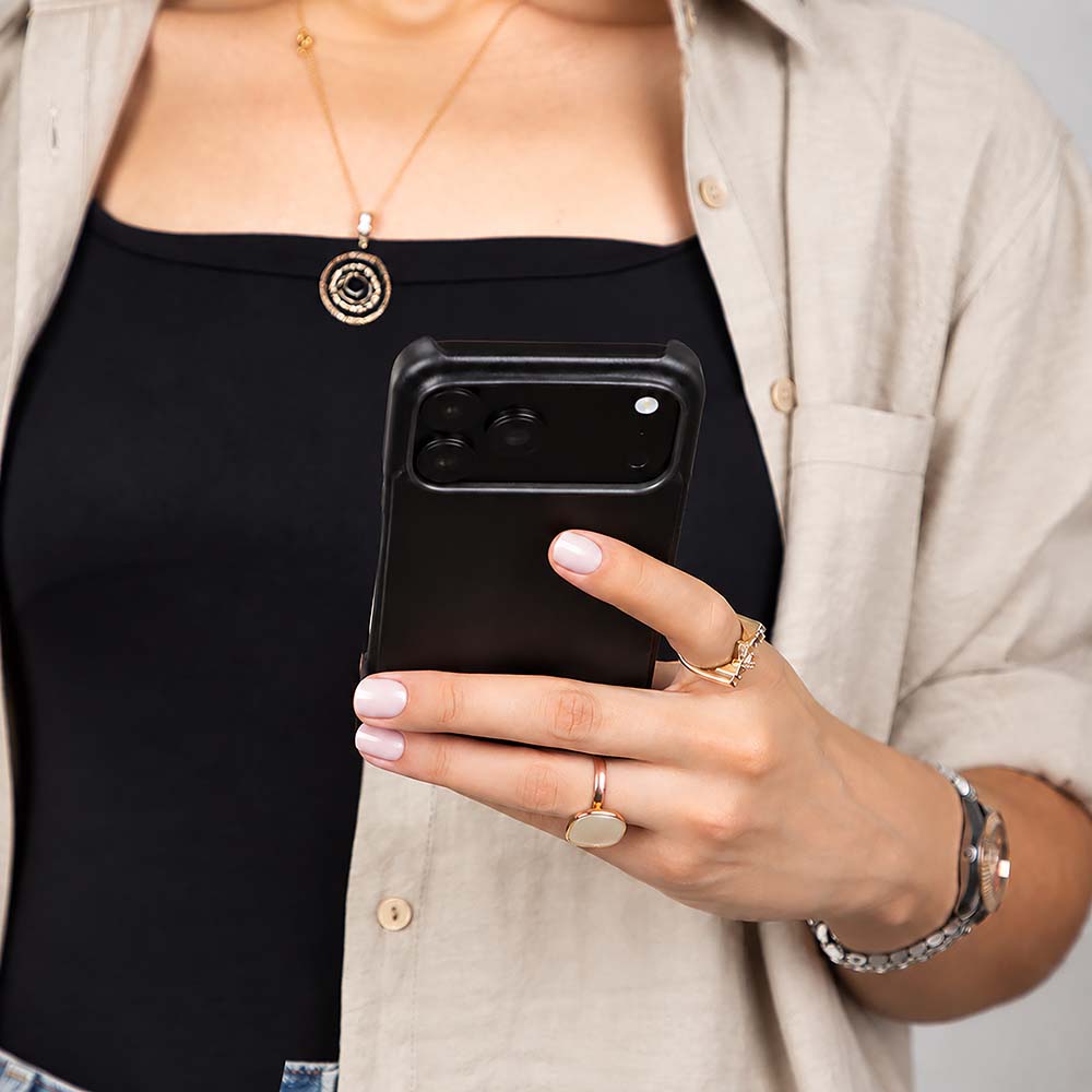 iPhone 18 Pro Uyumlu Hakiki Deri Mag-Safe Kılıf , Köşe Koruma Darbe Emici, Premium Telefon Kılıfı