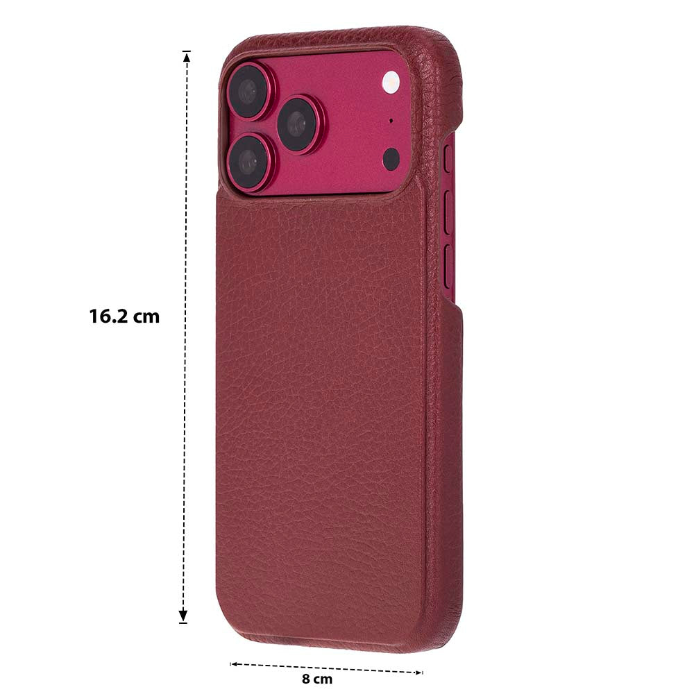 iPhone 18 Pro Uyumlu Hakiki Deri Mag-Safe Kılıf , Köşe Koruma Darbe Emici, Premium Telefon Kılıfı