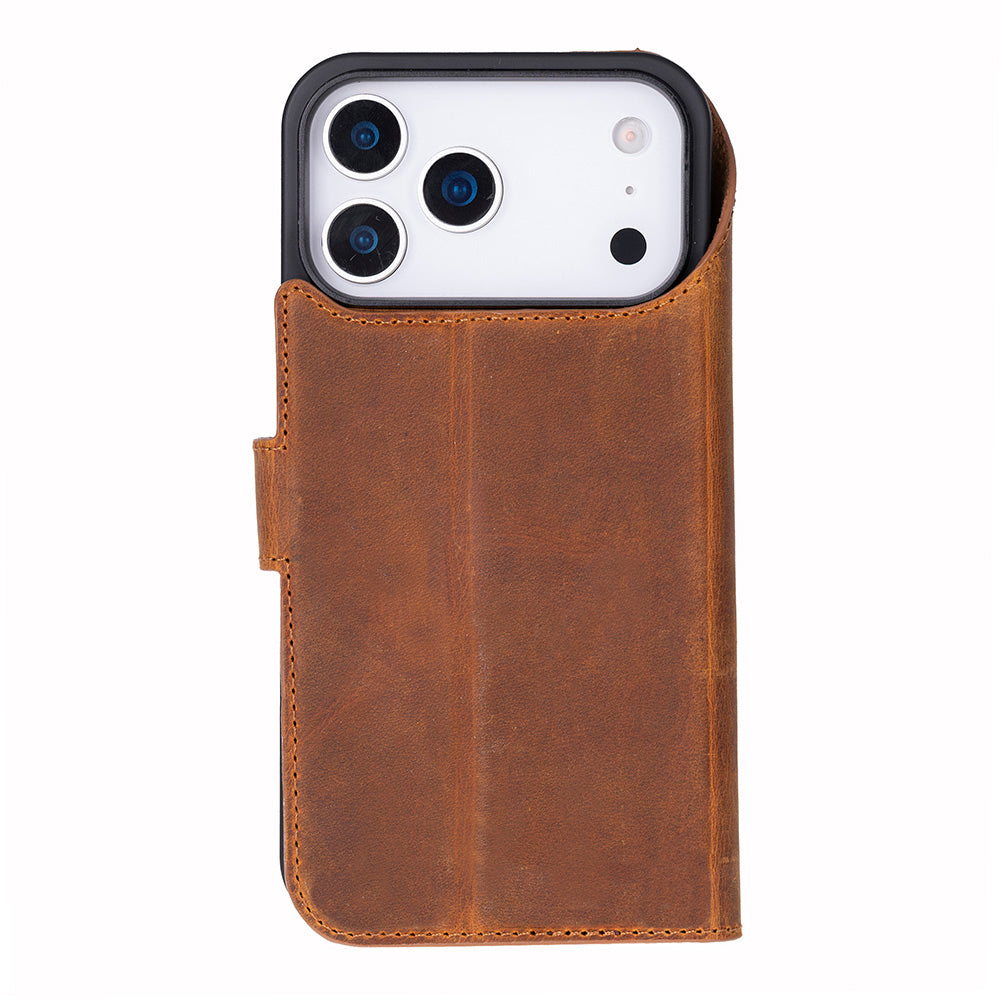 iPhone 18 ProMax / 17 Pro Max Uyumlu Mag-Safe Hakiki Deri Cüzdan Kılıf ,Cüzdan Taşımaya Son, Kredi Kart Yuvalı, RFID Güvenlik