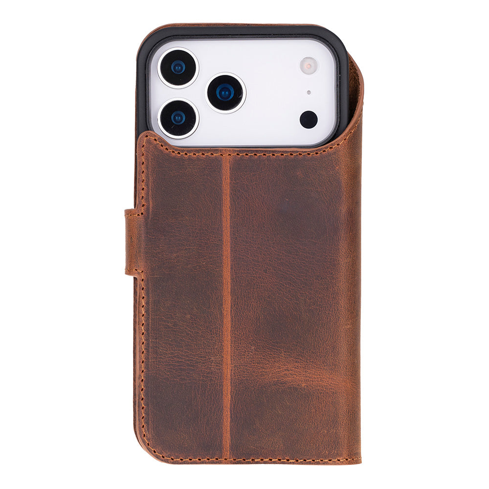 iPhone 18 ProMax / 17 Pro Max Uyumlu Mag-Safe Hakiki Deri Cüzdan Kılıf ,Cüzdan Taşımaya Son, Kredi Kart Yuvalı, RFID Güvenlik