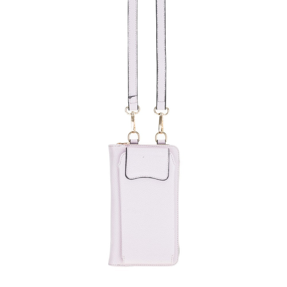 Joan Hakiki Deri, El Yapımı, Askılı Cüzdan, 6090 Lila