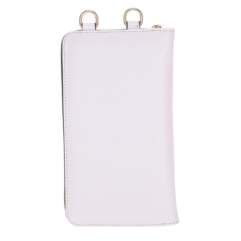 Joan Hakiki Deri, El Yapımı, Askılı Cüzdan, 6090 Lila