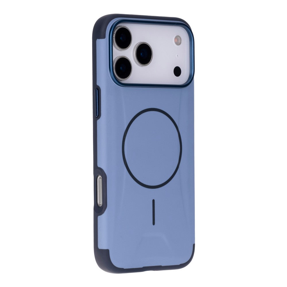 Koen iPhone 17 Pro Uyumlu MagSafe Kılıf – Kablosuz Şarj Destekli, Köşe Koruma Darbe Emici, Şeffaf Mat Premium Telefon Kılıfı, Mavi