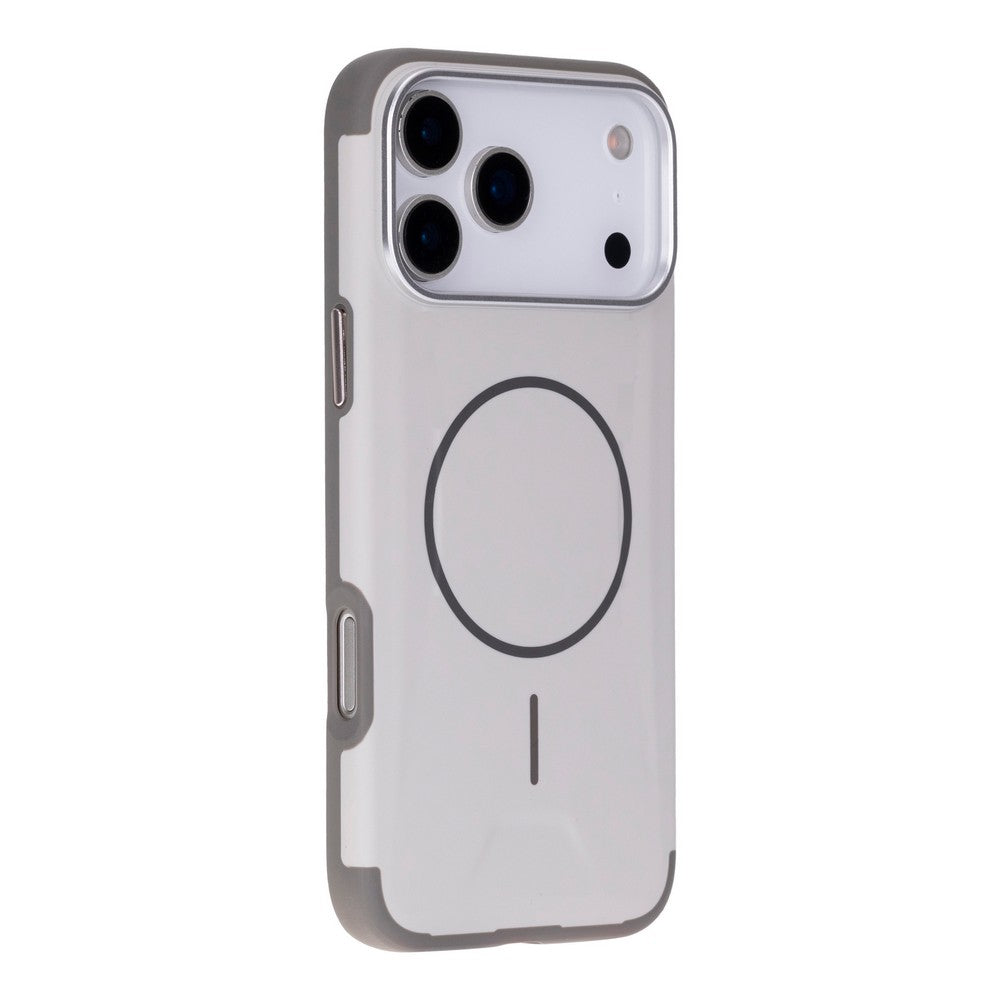 Koen iPhone 17 Pro Uyumlu MagSafe Kılıf – Kablosuz Şarj Destekli, Köşe Koruma Darbe Emici, Şeffaf Mat Premium Telefon Kılıfı, Taş Rengi
