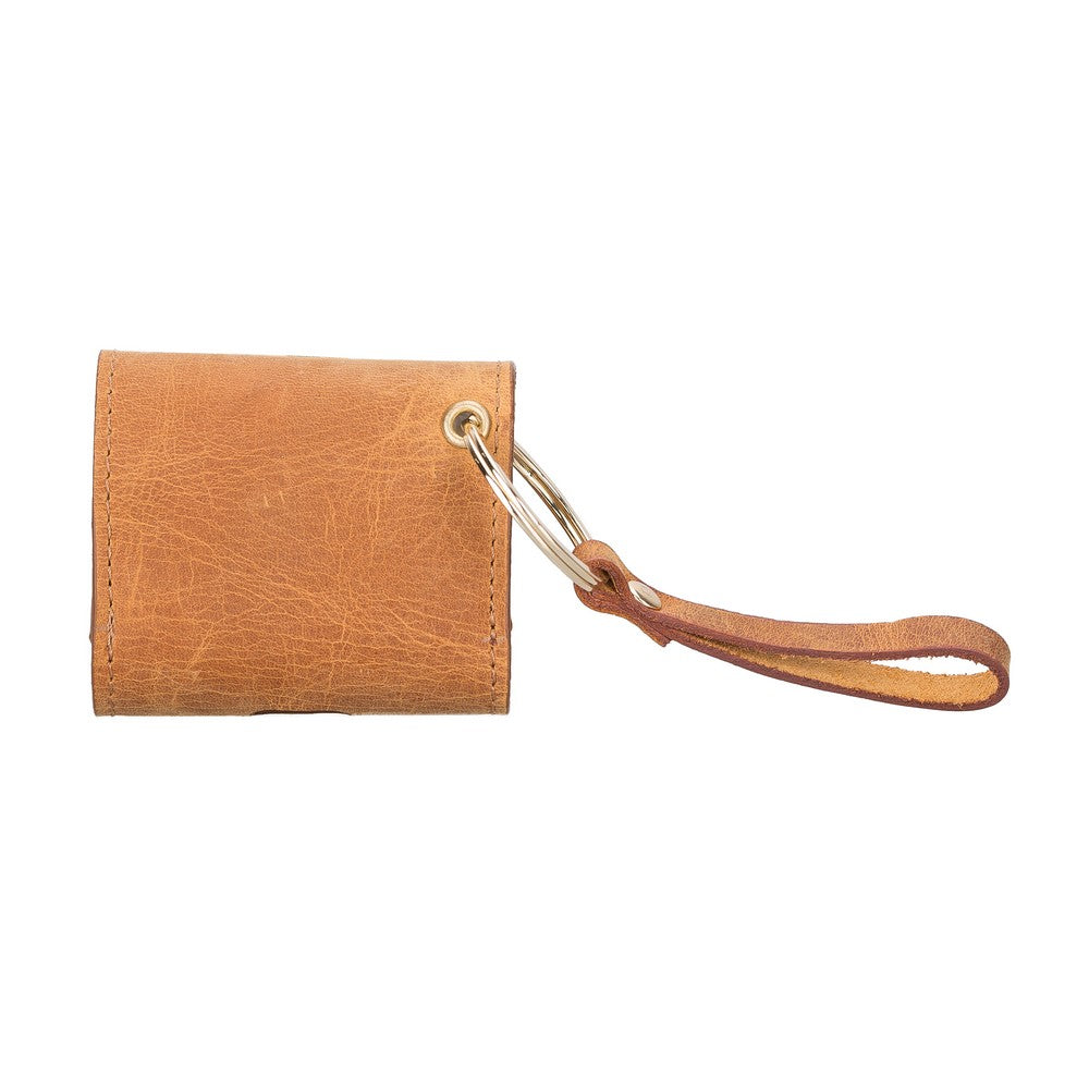 Apple AirPods 3.nesil uyumlu, Hakiki Deri, El Yapımı Kılıf, Mai Snap G19 Taba