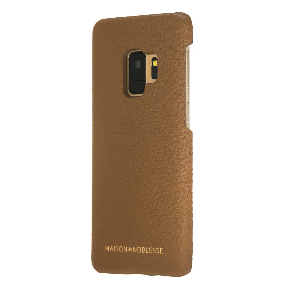 Samsung Galaxy S9 Uyumlu Deri Arka Kapak MN-UJ ERC7 Taba