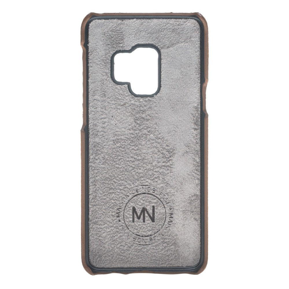 Samsung Galaxy S9 Uyumlu Deri Arka Kapak MN-UJ ERC7 Taba