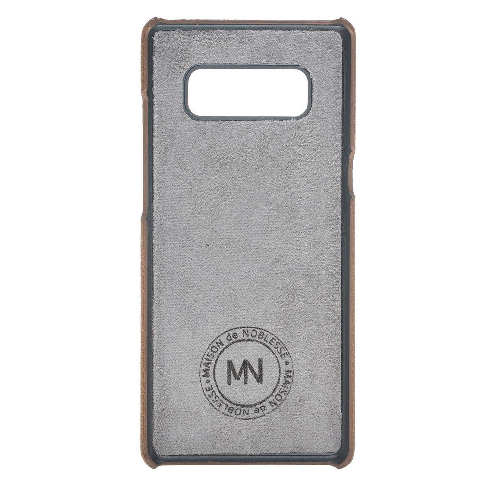 Samsung Galaxy Note 8 Uyumlu Deri Arka Kapak MN-UJ ERC7 Taba