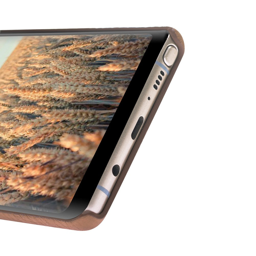 Samsung Galaxy Note 8 Uyumlu Deri Arka Kapak MN-UJ ERC7 Taba