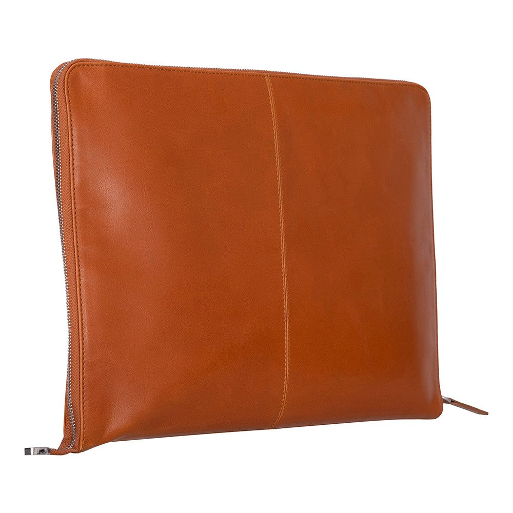 MIRAJ – Deri Kılıflı Taşınabilir Lüks Seccade - Tan Rengi Deri