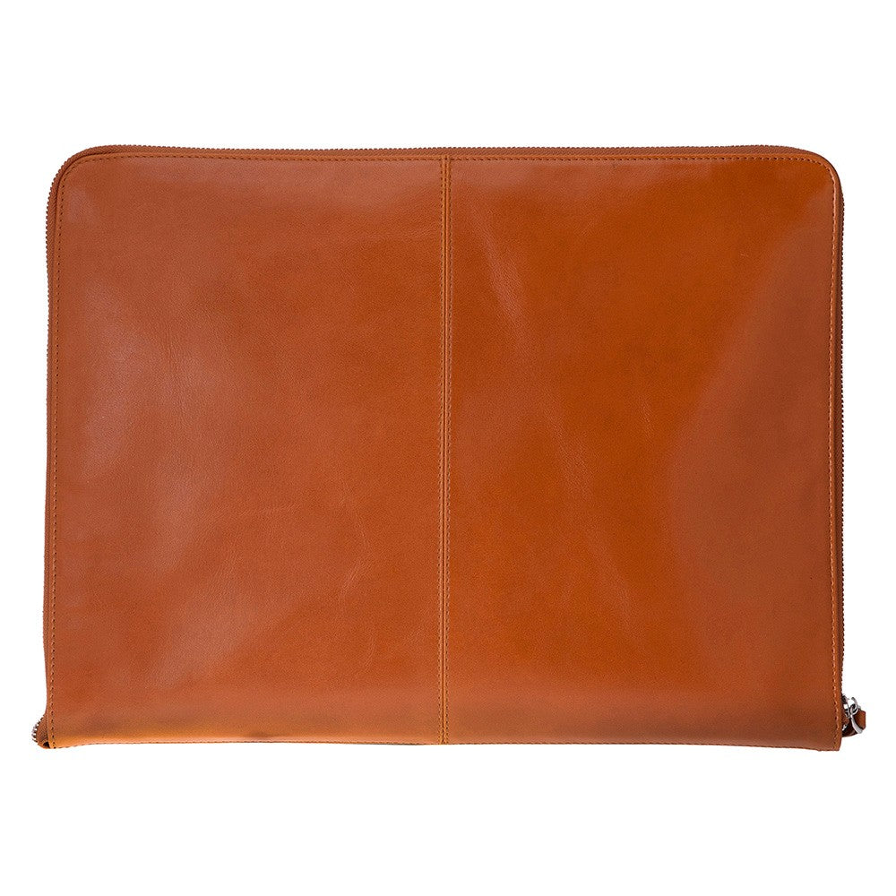 MIRAJ – Deri Kılıflı Taşınabilir Lüks Seccade - Tan Rengi Deri