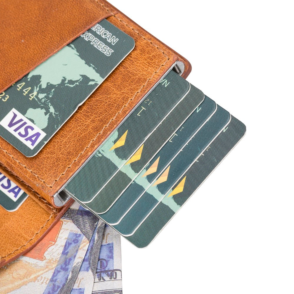 Palermo Hakiki Deri, El Yapımı Pop-Up Kartlık ve Cüzdan, V18 Taba