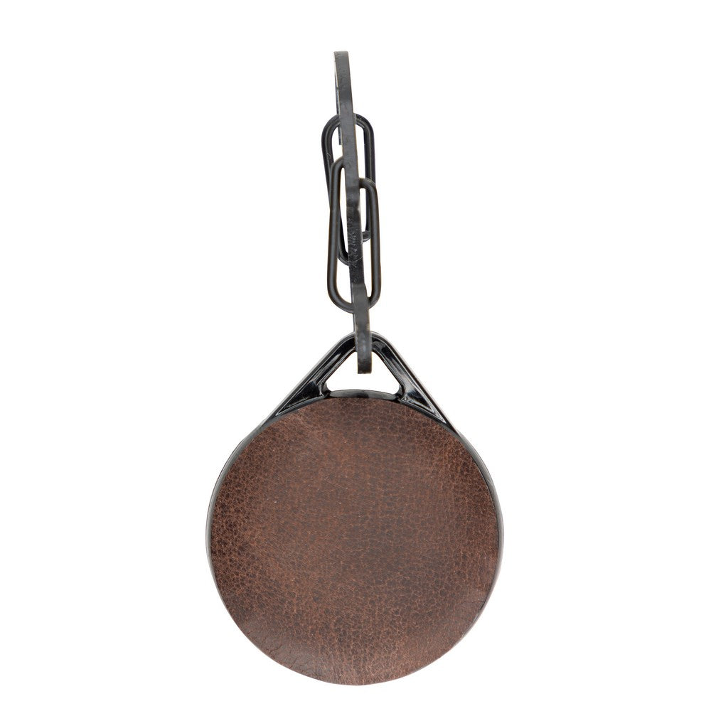 Apple AirTag uyumlu, Hakiki Deri, El Yapımı Anahtarlık, Pelit Antik Kahve