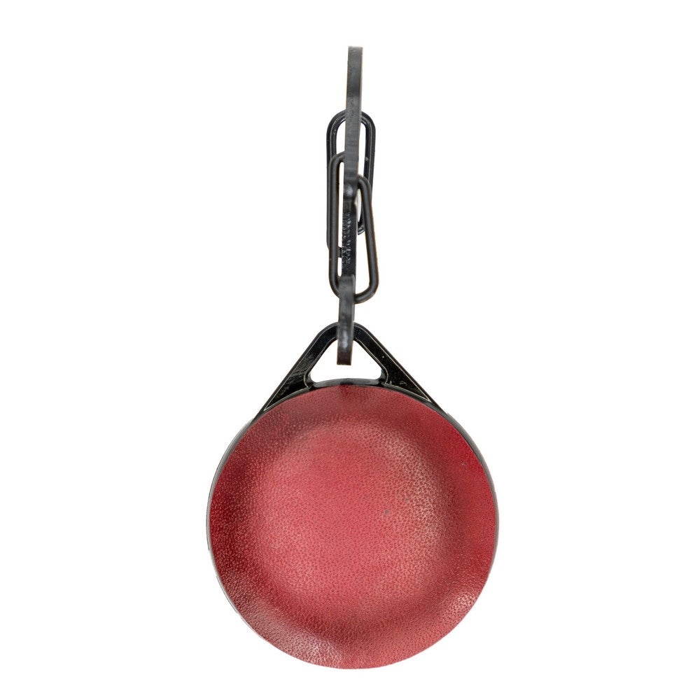 Apple AirTag uyumlu, Hakiki Deri, El Yapımı Anahtarlık, Pelit Gölgeli Kırmızı