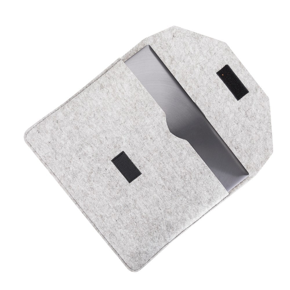 Dolly Keçe Kumaş 11 inç Tablet Pc Çantası Gri