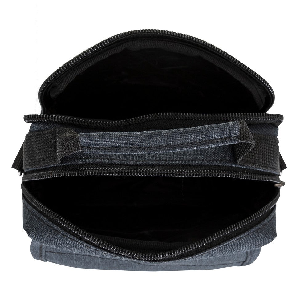 Hessen Kumaş Erkek El Çantası Antrasit