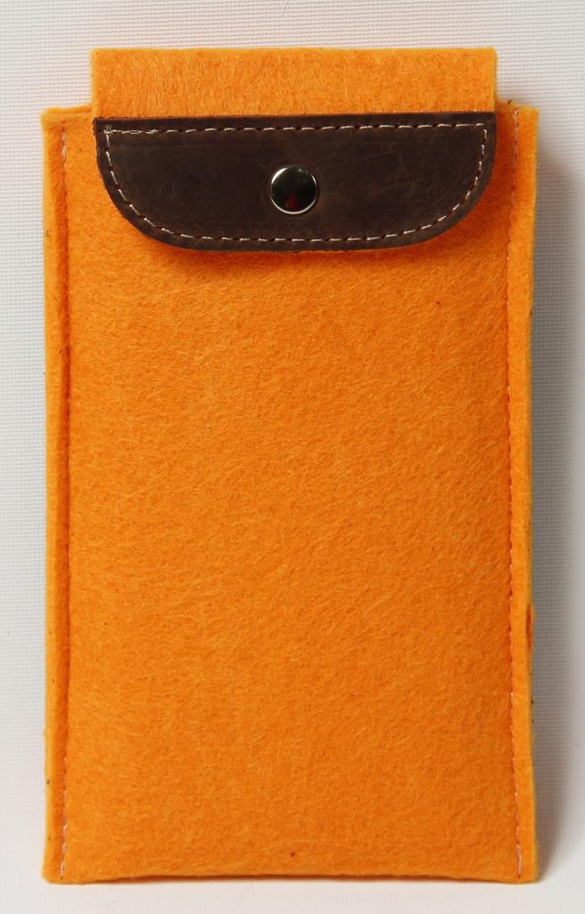 Keçe Kumaş, Powerbank Harddisk Koruyucu Çanta Turuncu