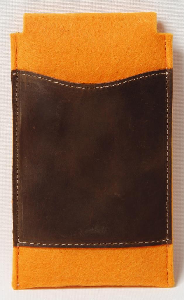 Keçe Kumaş, Powerbank Harddisk Koruyucu Çanta Turuncu