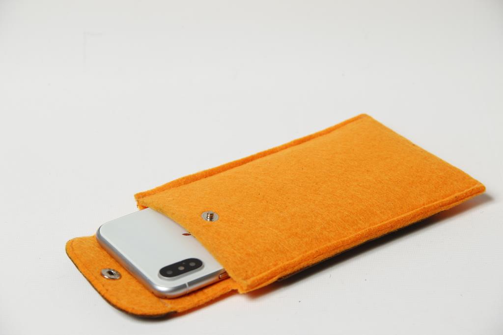 Keçe Kumaş, Powerbank Harddisk Koruyucu Çanta Turuncu