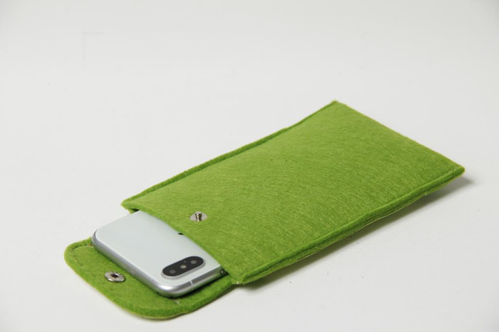 Keçe Kumaş, Powerbank Harddisk Koruyucu Çanta Yeşil