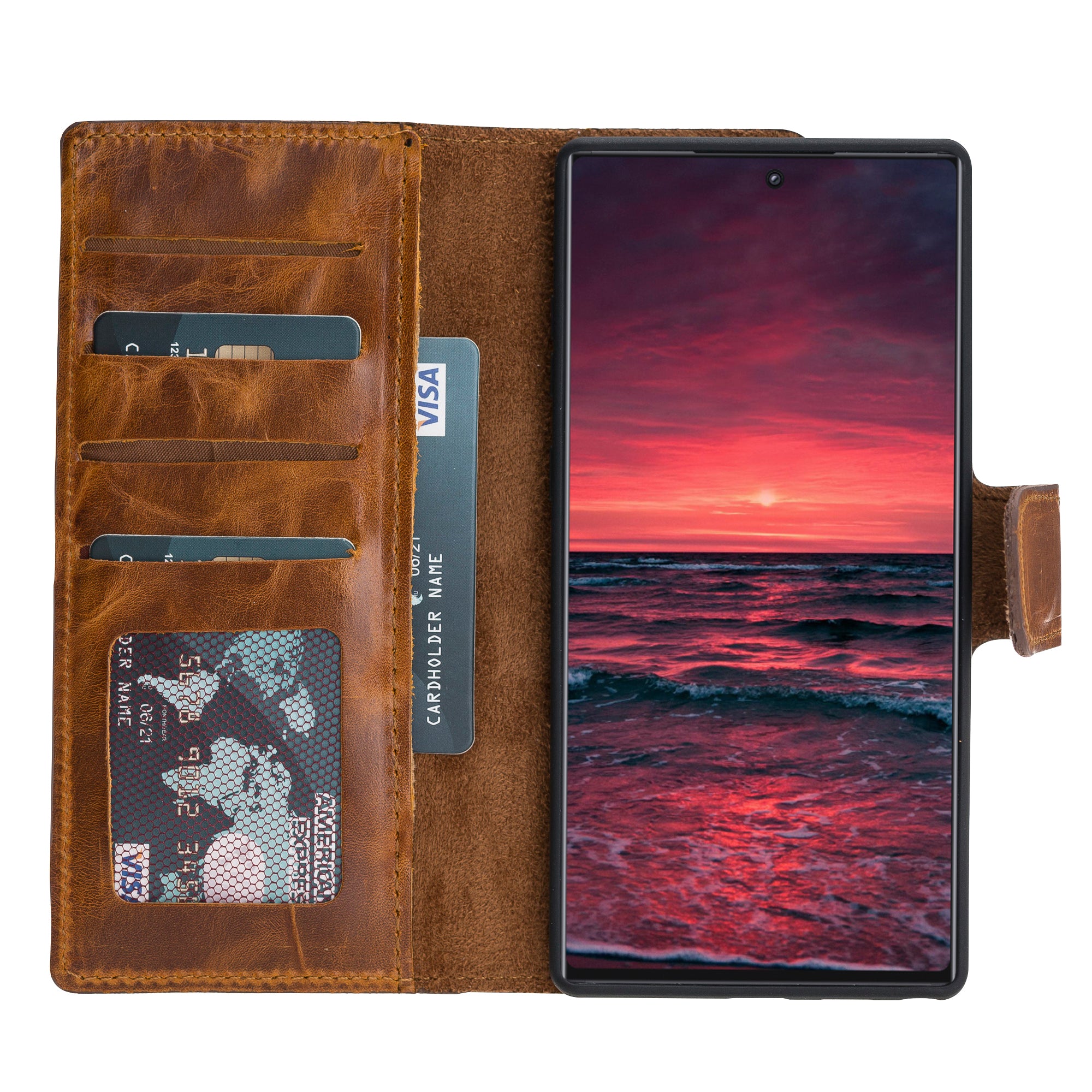 Samsung Galaxy Note 10 Plus Uyumlu Deri Cüzdanlı Kılıf Liluri G19