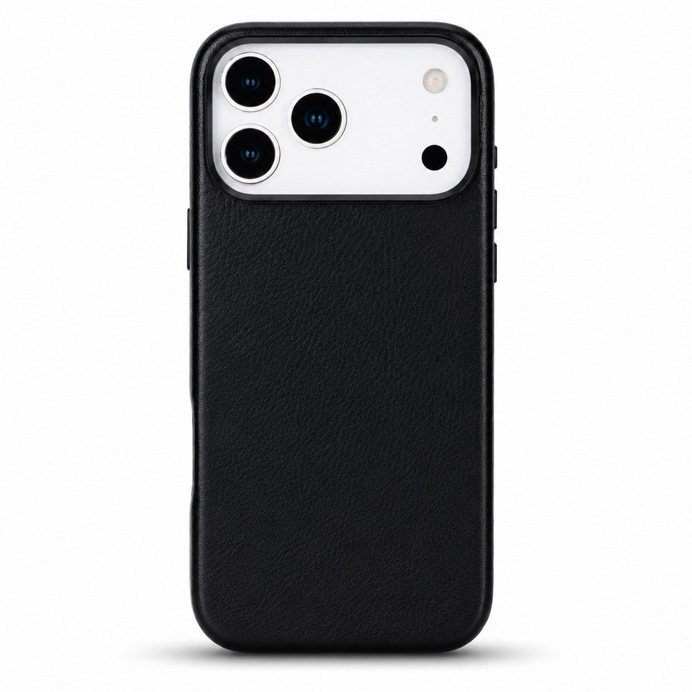Prestige iPhone 17 Pro Max Full Grain Hakiki Deri Kılıf, MagSafe Uyumlu, Premium Koruma, El Yapımı