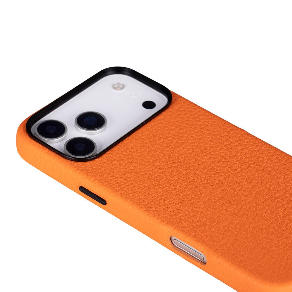 Prestige iPhone 17 Pro Max Full Grain Hakiki Deri Kılıf, MagSafe Uyumlu, Premium Koruma, El Yapımı
