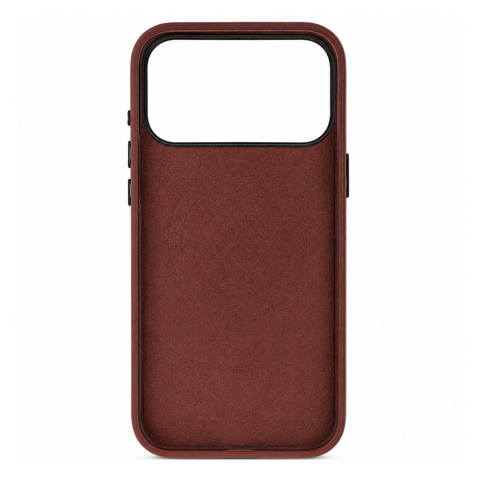Prestige iPhone 17 Pro Max Full Grain Hakiki Deri Kılıf, MagSafe Uyumlu, Premium Koruma, El Yapımı