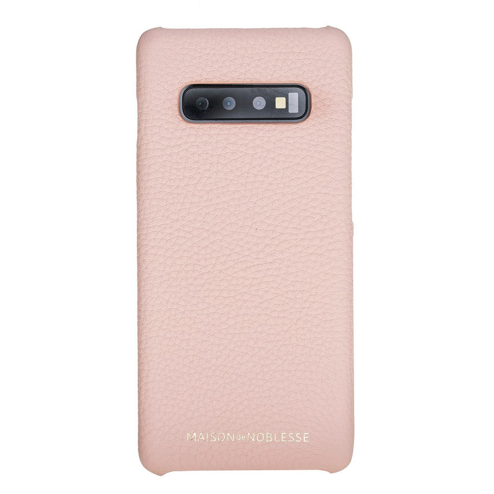 Samsung Galaxy S10 Uyumlu Deri Arka Kapak MN-UJ ERC5 Pembe