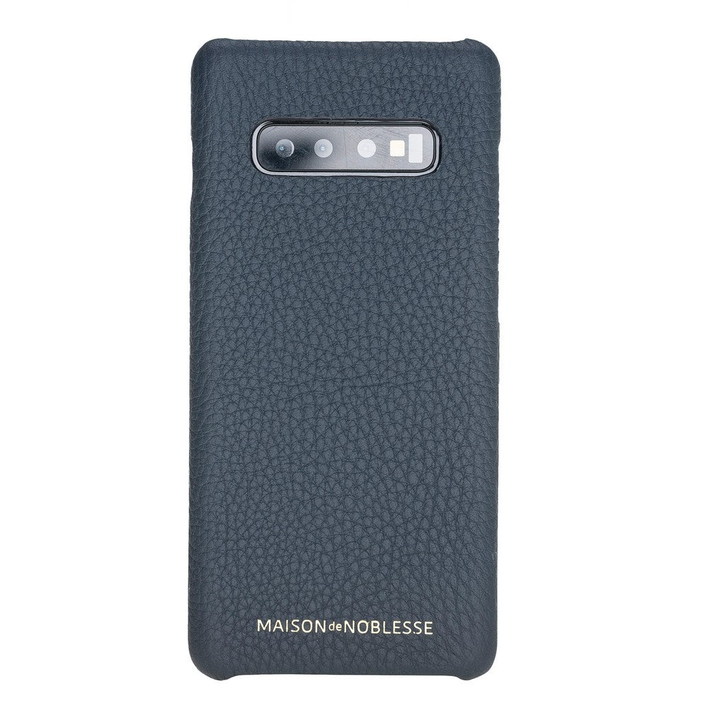 Samsung Galaxy S10 Uyumlu Deri Arka Kapak MN-UJ ERC6 Lacivert