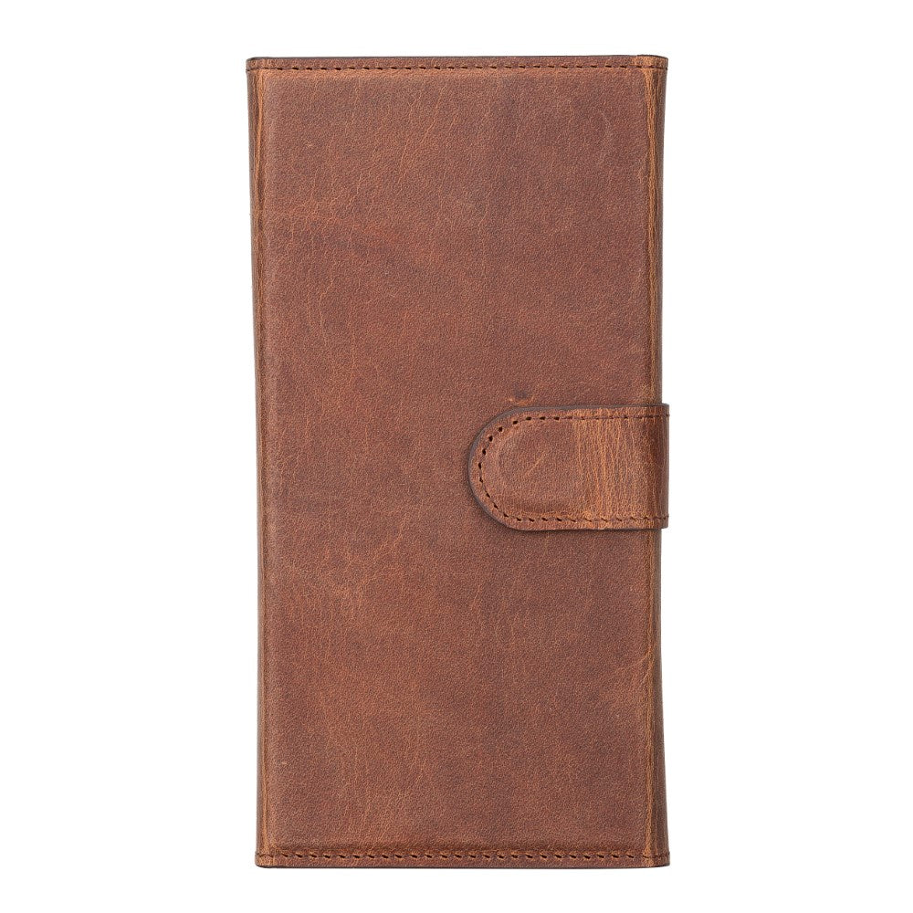 Samsung Galaxy S22 Plus uyumlu, Hakiki Deri, El Yapımı, Cüzdanlı Kılıf, G2