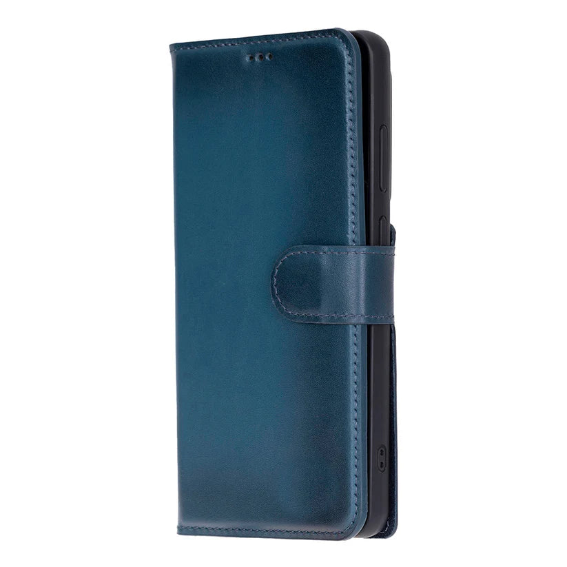 Samsung Galaxy S26 Plus Uyumlu Manyetik Hakiki Deri Cüzdan Kılıf ,Cüzdan Taşımaya Son, Kredi Kart Yuvalı, RFID Güvenlik