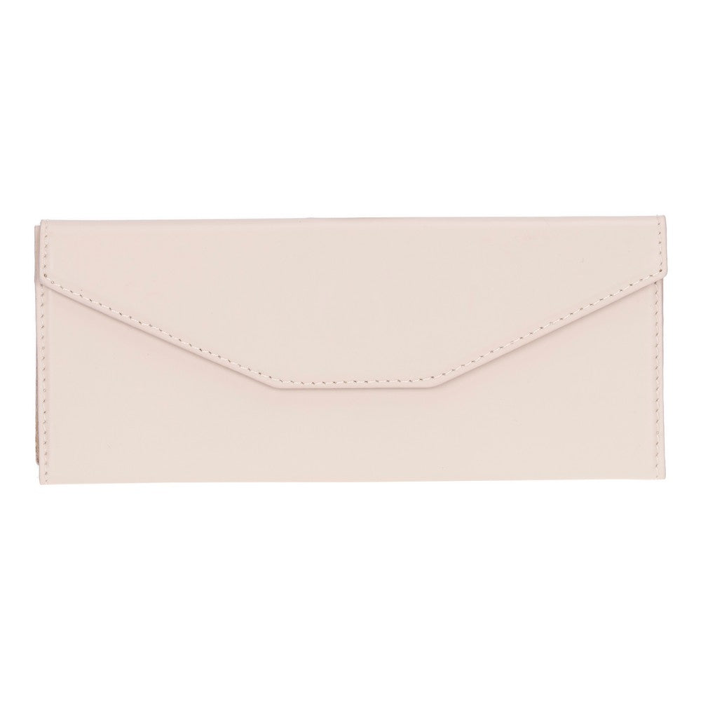 Smart Glass Hakiki Deri, El Yapımı Gözlük Kılıfı, H107 Krem