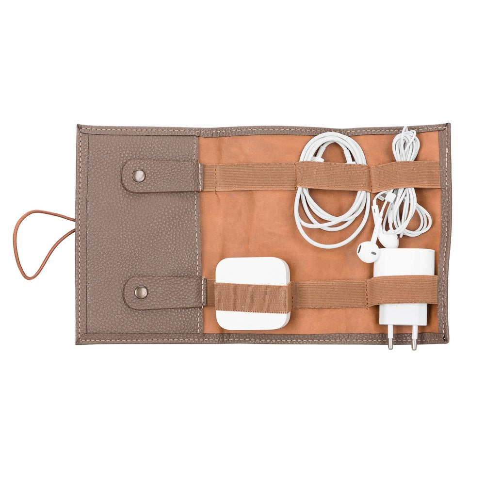 Suni Deri, El Yapımı, Kablo ve Aksesuar Taşıma Çantası, Floater Vizon