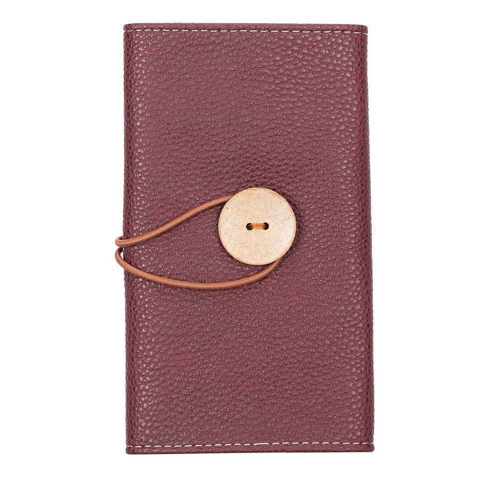 Suni Deri, El Yapımı, Kablo ve Aksesuar Taşıma Çantası, Floater Bordo