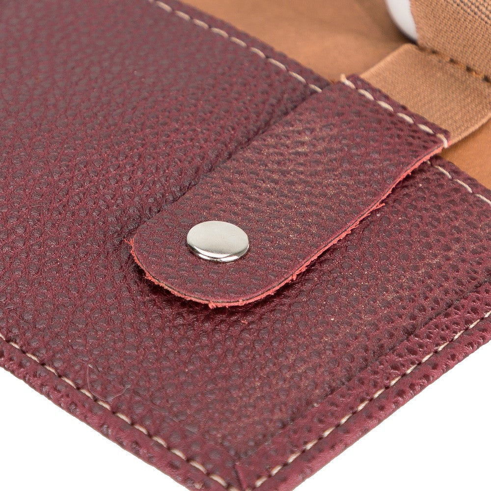 Suni Deri, El Yapımı, Kablo ve Aksesuar Taşıma Çantası, Floater Bordo