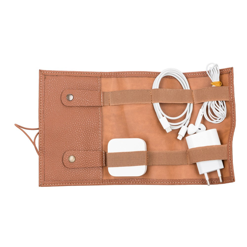 Suni Deri, El Yapımı, Kablo ve Aksesuar Taşıma Çantası, Floater Taba