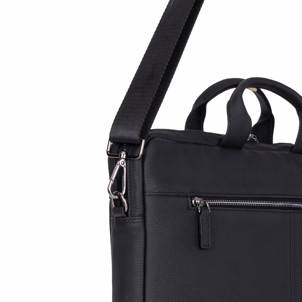 Truro Hakiki Deri Laptop Çantası 13", Seyahat Uyumlu Evrak Çantası