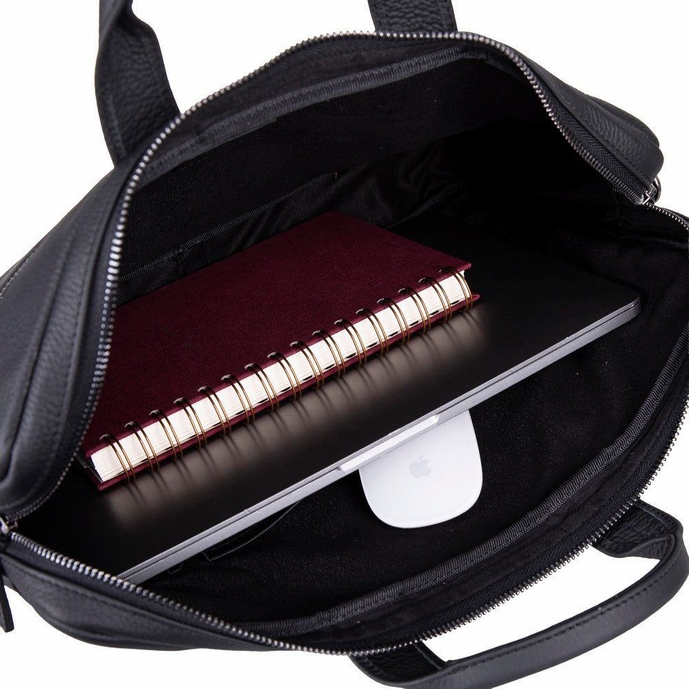Truro Hakiki Deri Laptop Çantası 16", Seyahat Uyumlu Evrak Çantası